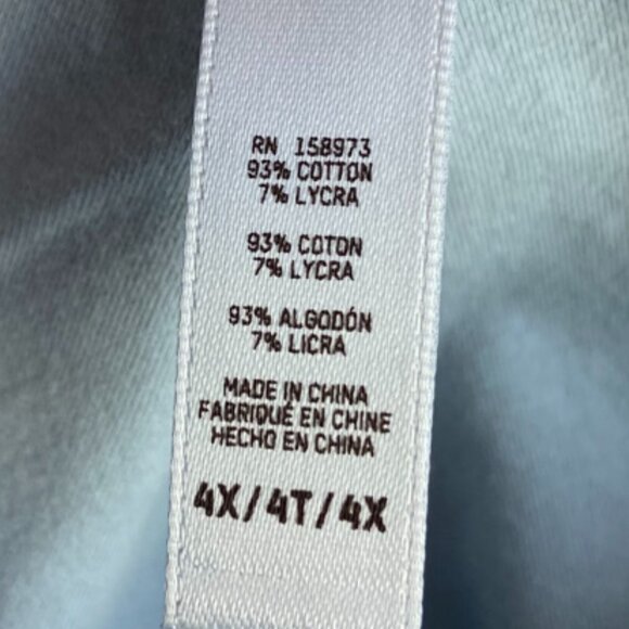 NWOT Skims Denim Blue Raw Edge High Slit Long Skirt - Picture 9 of 14